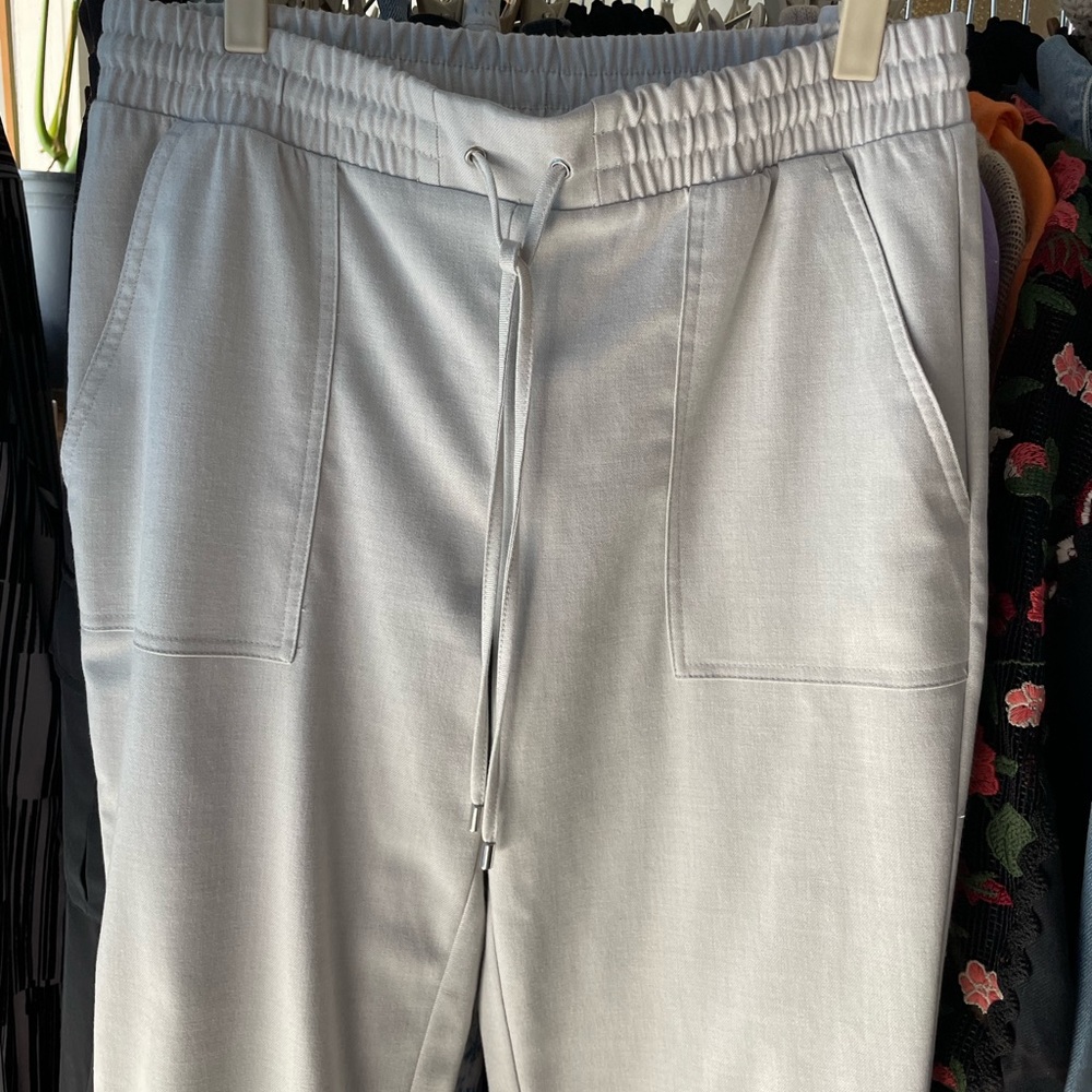 Light grey jogger style pants